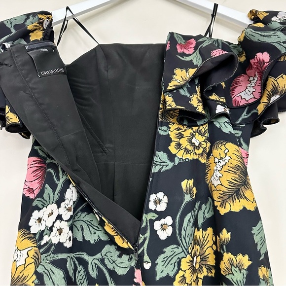 C/Meo Immerse Midi Dress in black floral - Picture 13 of 16